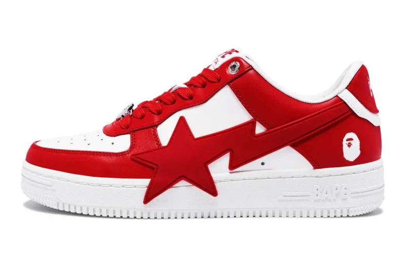 Bape sta low Red - Image 4