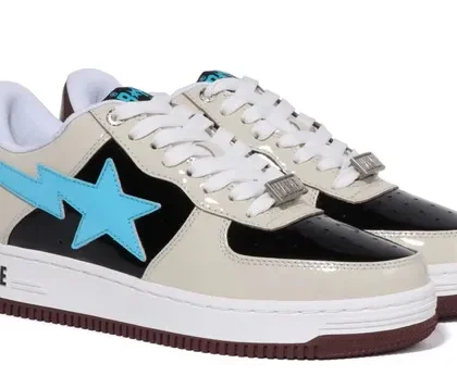 Bathing Bape Sta X Marvel 'Cream Black Blue'