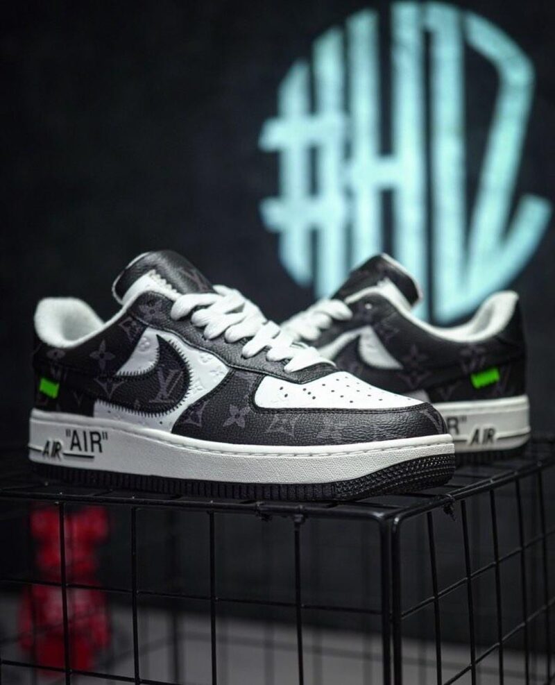 Nike x Louis Vuitton Air Force 1 Low "Virgil Abloh - White/Black" sneakers - Image 3