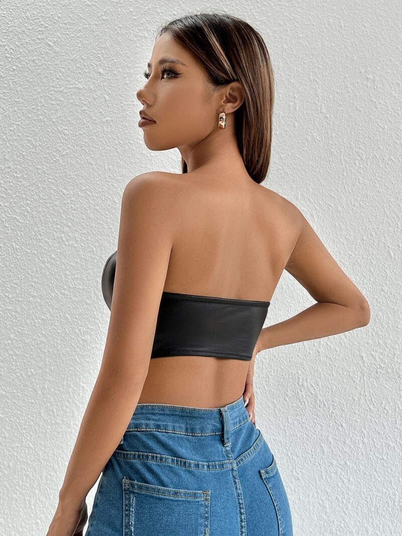 Hem Tube Women Crop Top - Image 6