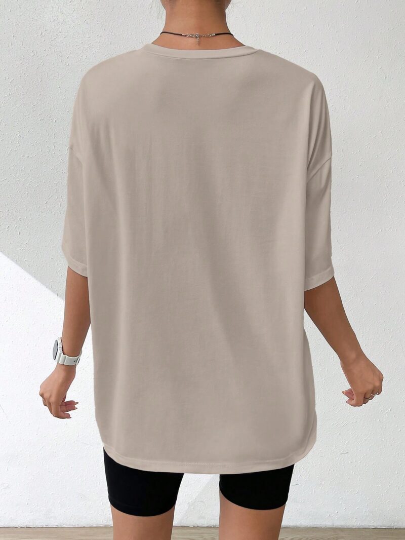 Graphic Drop Shoulder Tee Graphic Shirt - Image 3