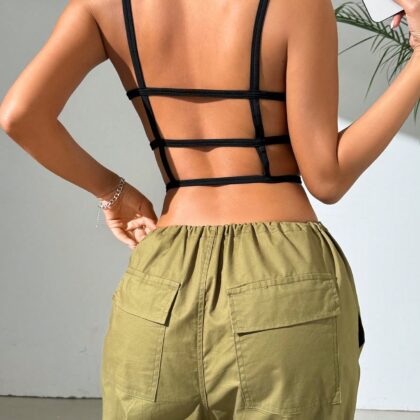 Casual Backless Camisole Tank Top For Women, Summer