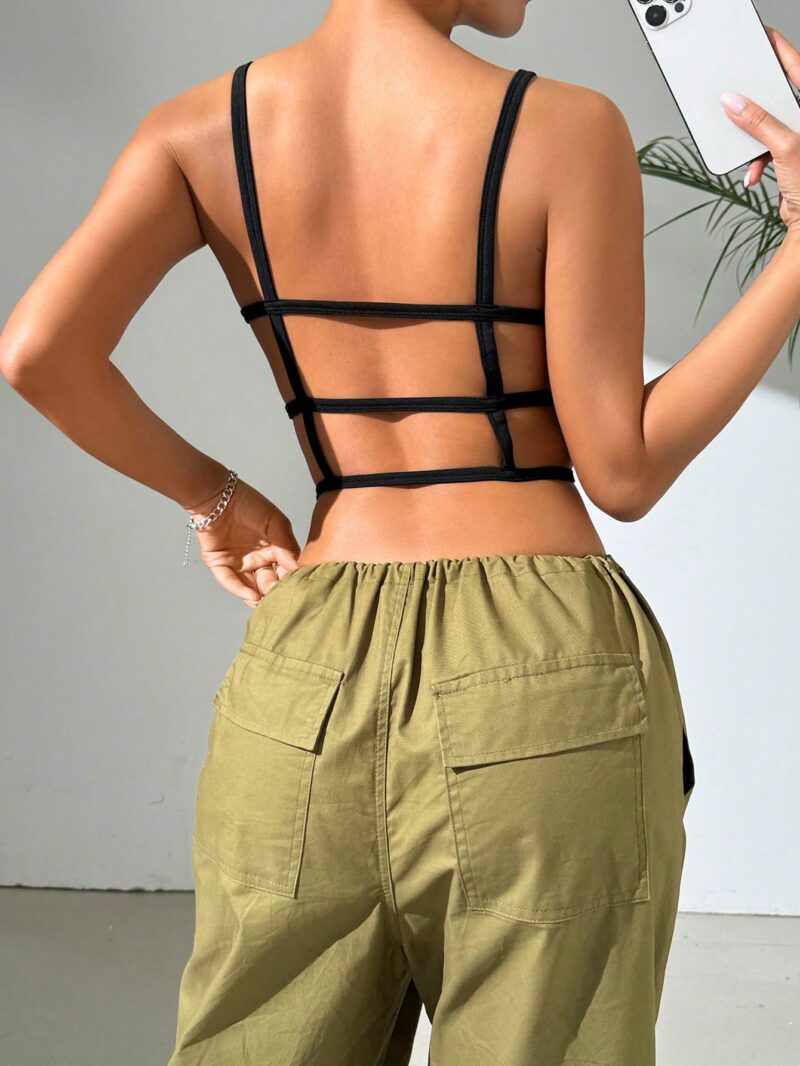 Casual Backless Camisole Tank Top For Women, Summer